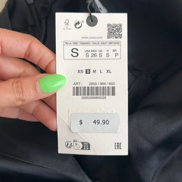 Zara Black Halter Dress - Picture 9 of 12